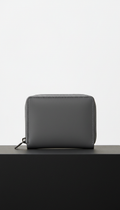 White Leather Minimalist Card Case