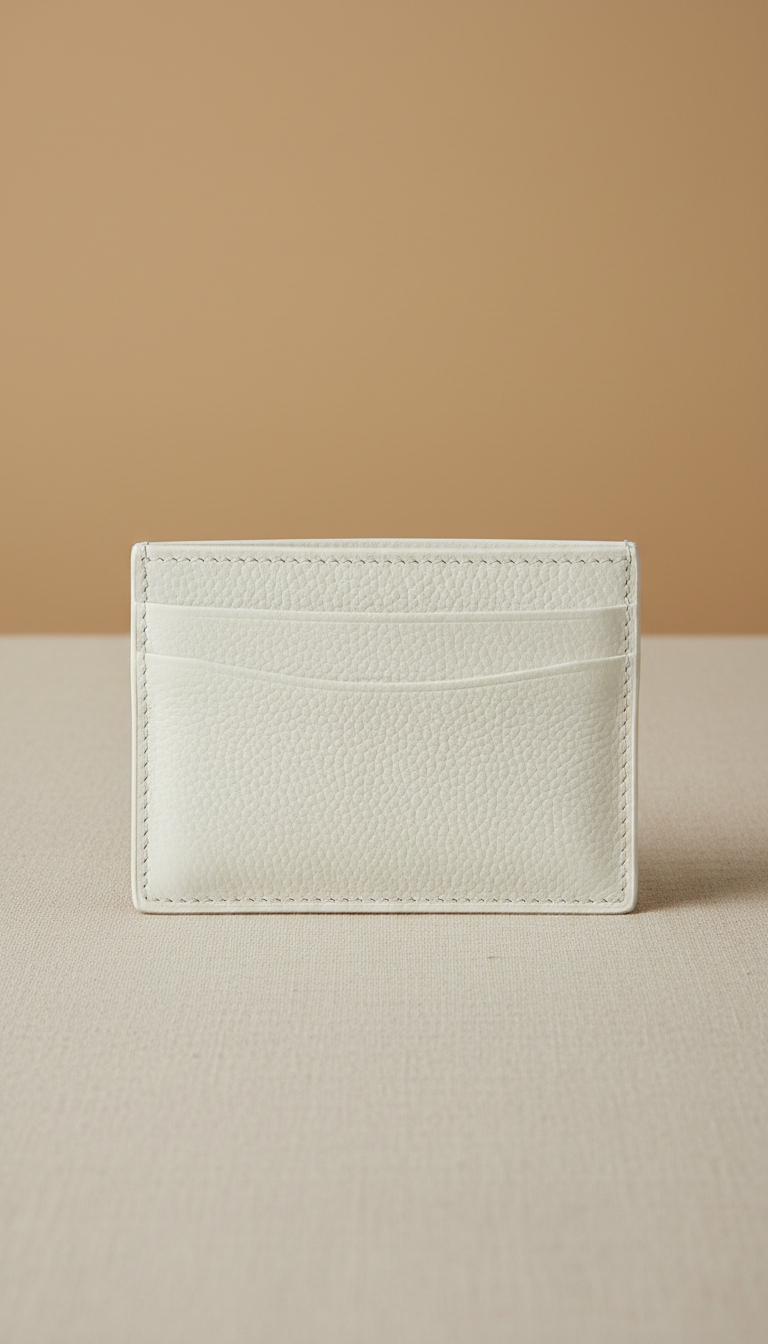 Matte Cardholder With Embossed Detail
