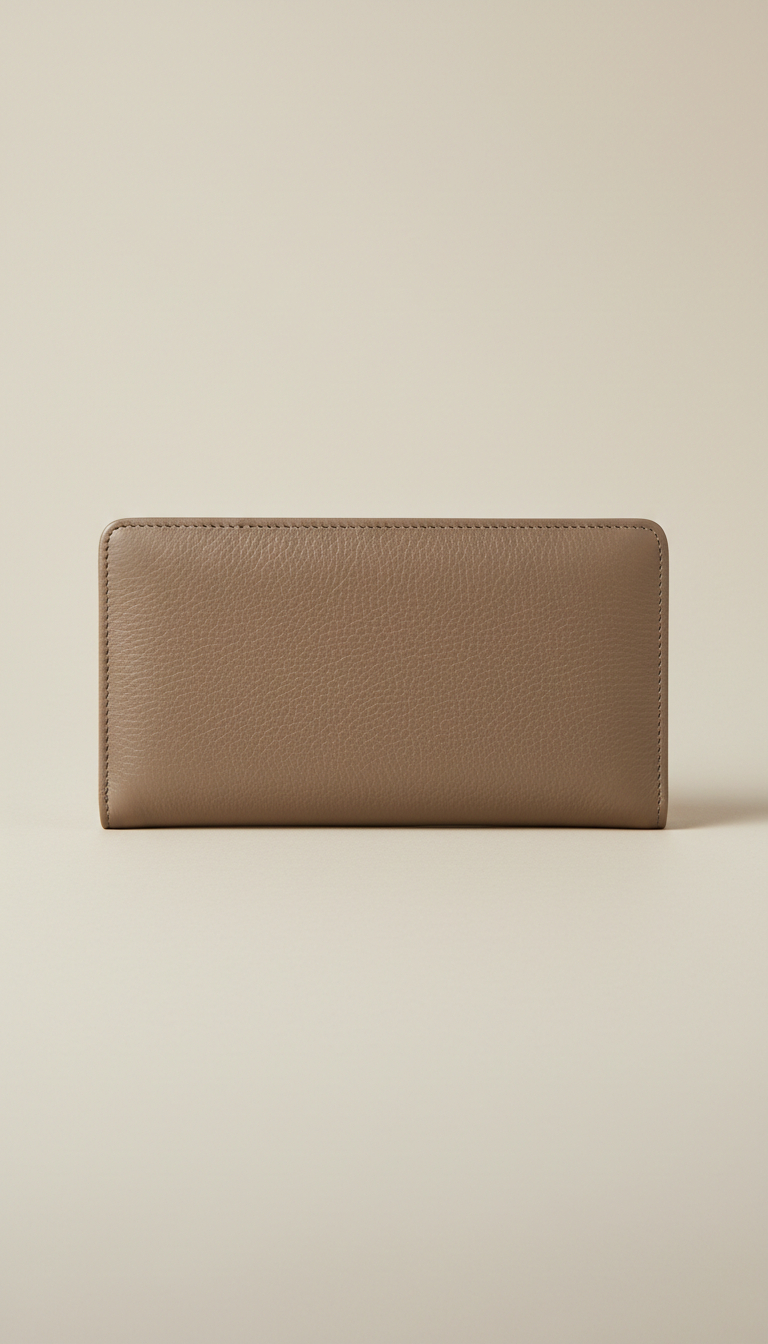 Zipper Wallet With Secure Coin Pocket