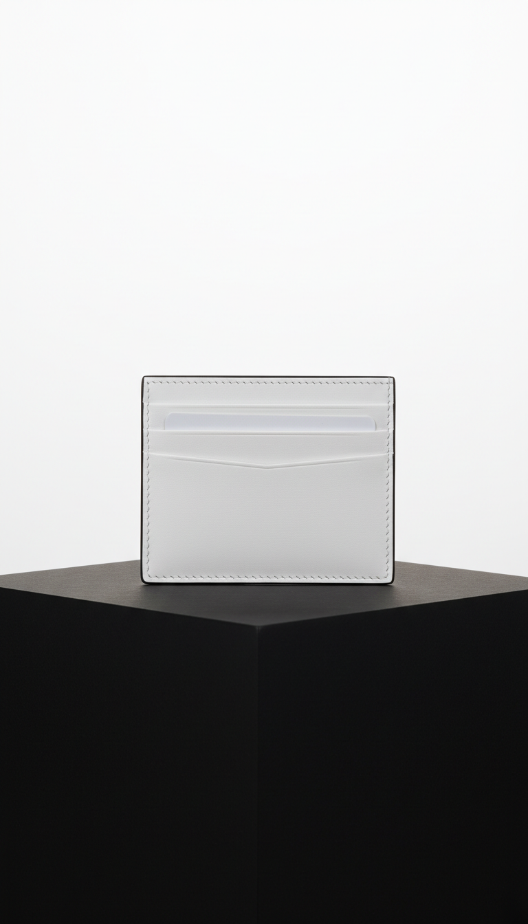 Matte Cardholder With Embossed Branding