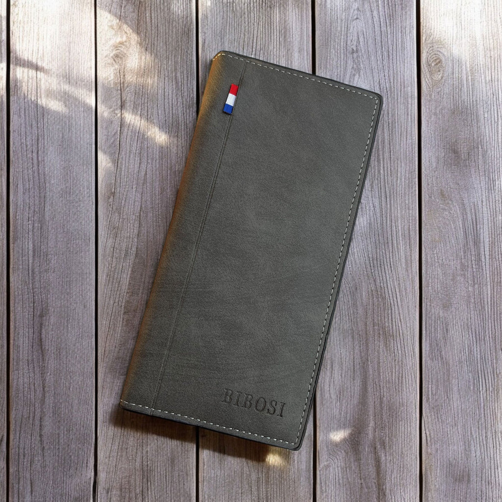 Bibosi Branded Imported Leather Wallet (Buy 1 Get 1 Free)