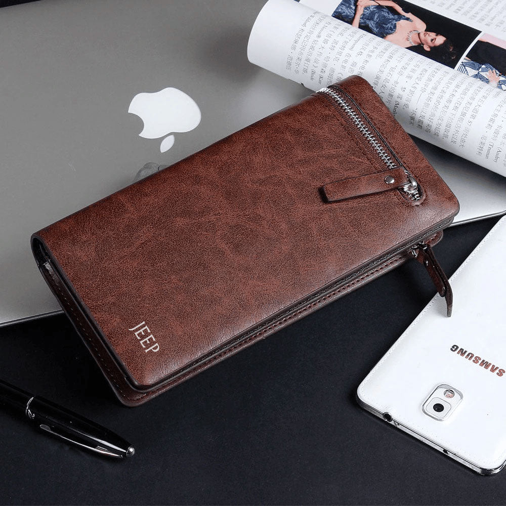 Jeep Imported Branded Leather Wallet (Premium Crafted)