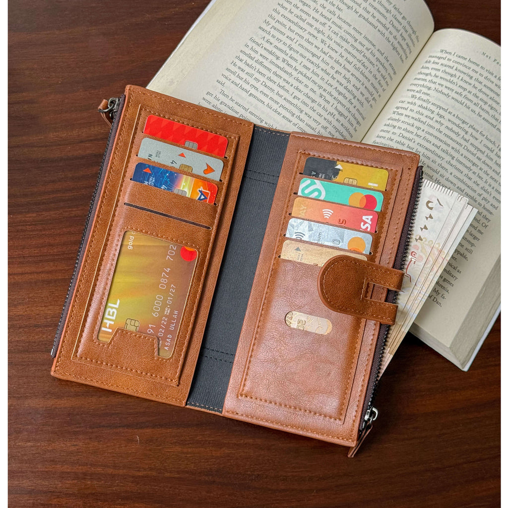 Imperial Zip Leather Wallet