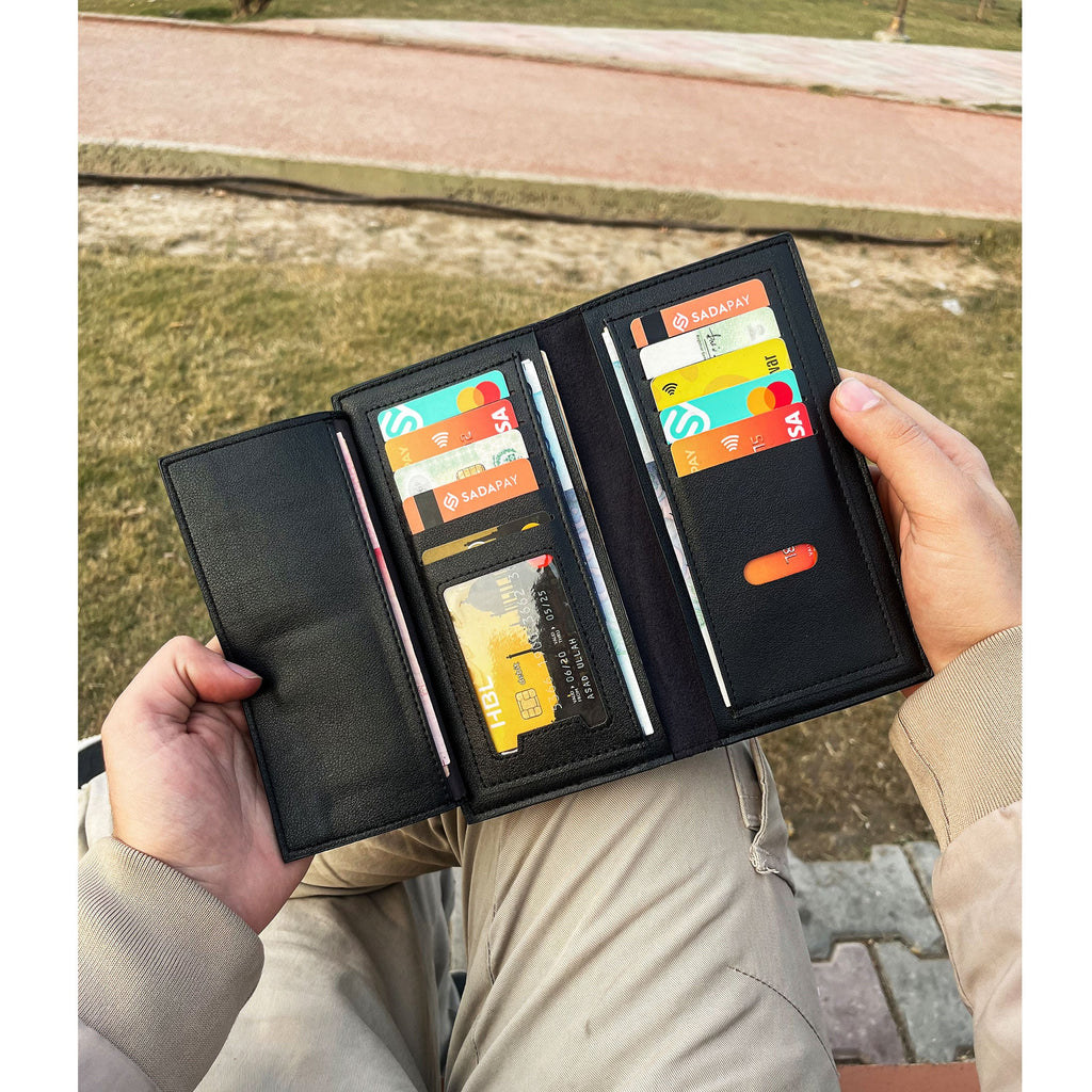 Bibosi Branded Imported Leather Wallet (Buy 1 Get 1 Free)