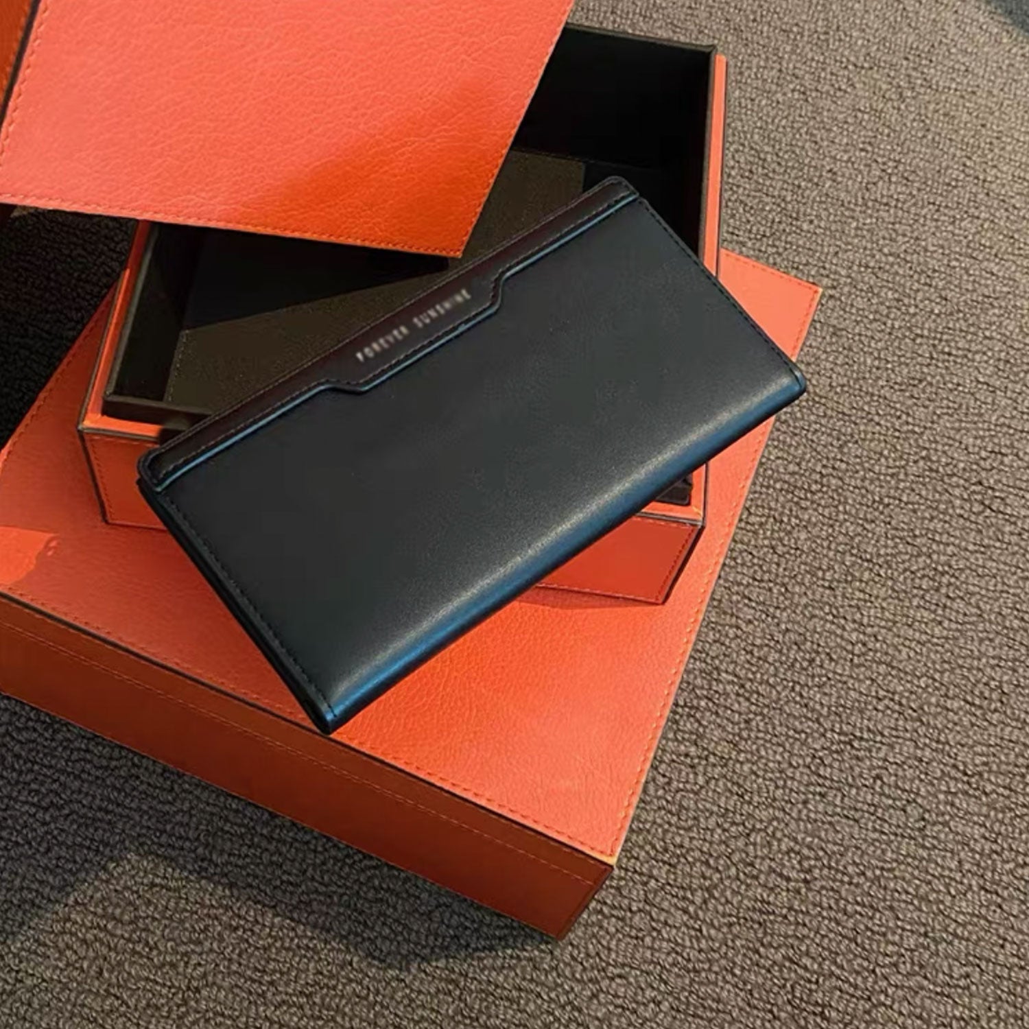 New Genuine Long Leather Wallet