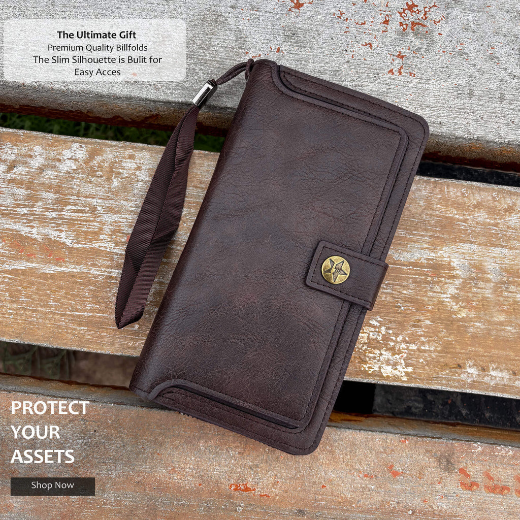 New Fashion Brand Business Leather Wallet